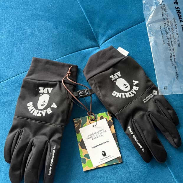 베이프 고어택스 장갑M 신풉