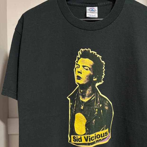 빈티지 00's 섹스피스톨즈 시드비셔스 Sex Pistols 밴드 티셔츠