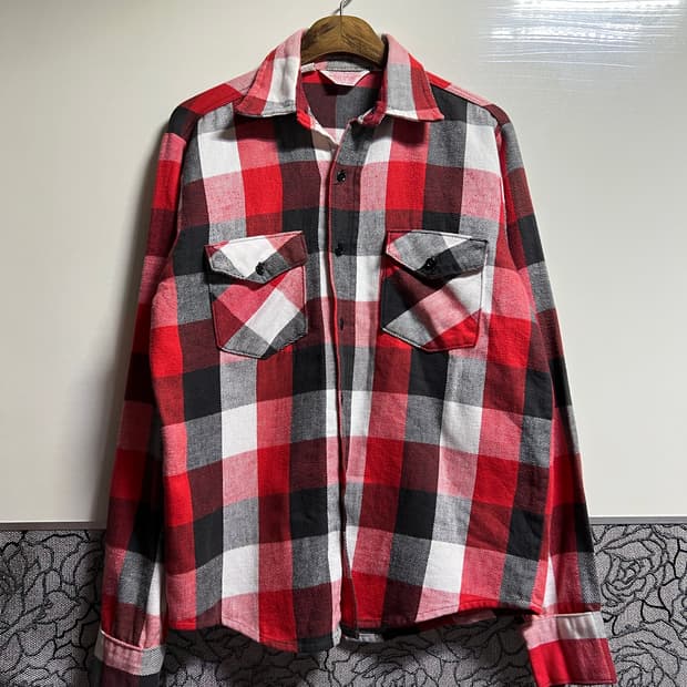 빈티지 90s 플란넬 셔츠