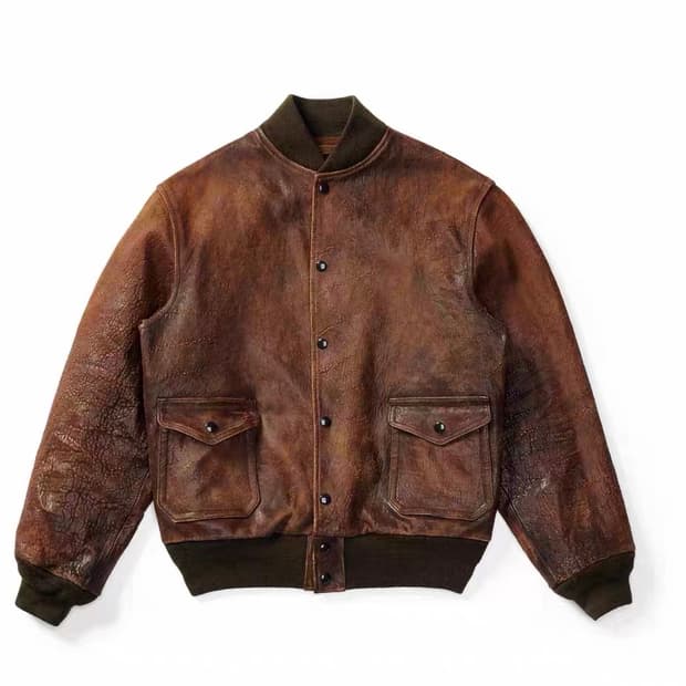 rrl a1 가죽자켓 L