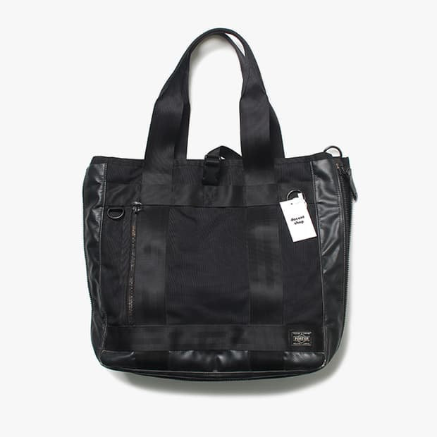  PORTER "Black Tote Bag"