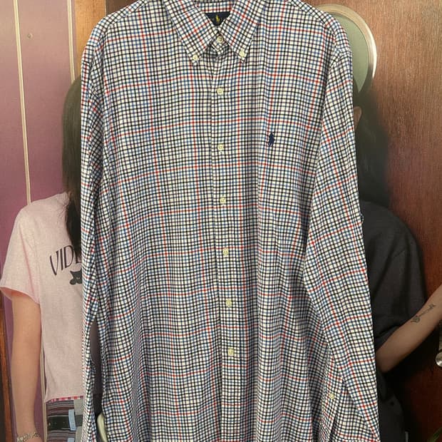 POLO 폴로 체크 긴팔셔츠👔