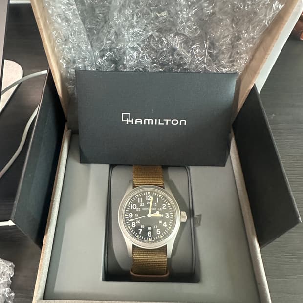 해밀턴 카키필드 38mm 메커니컬