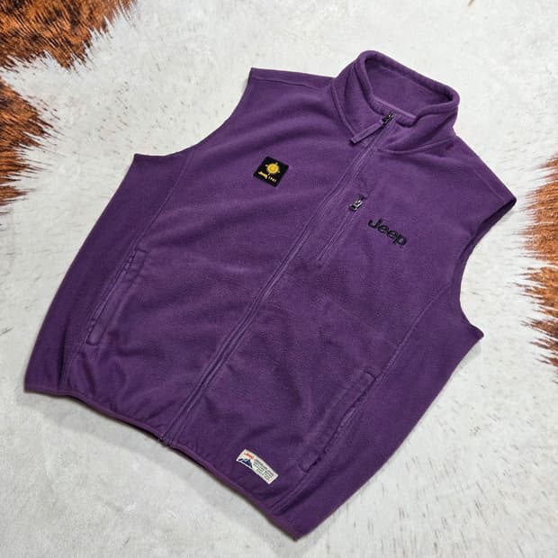 지프 퍼플 후리스 베스트