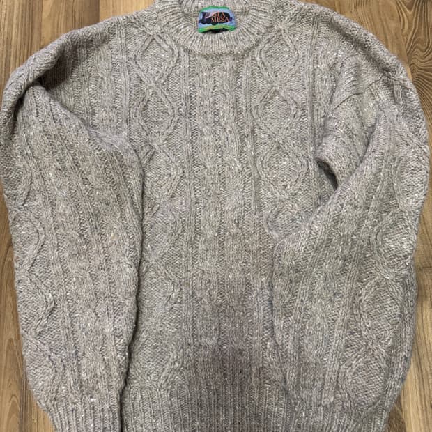 빈티지 베이지 니트