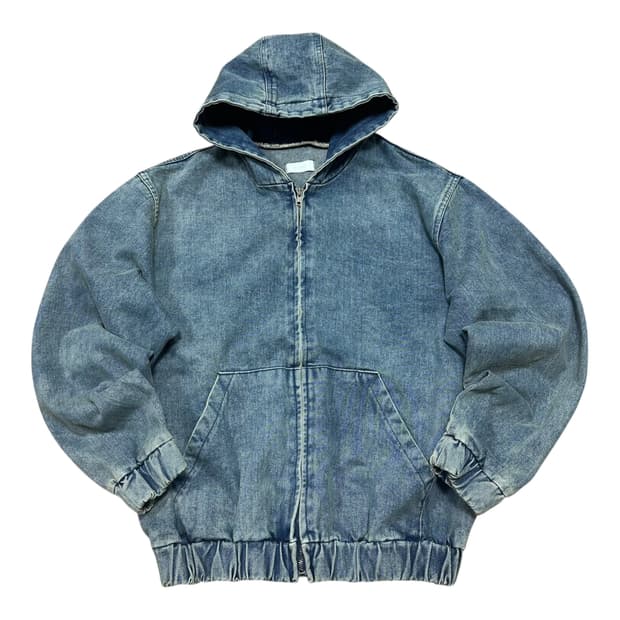 ✨ (바배) 데님 워싱 후드 청자켓 