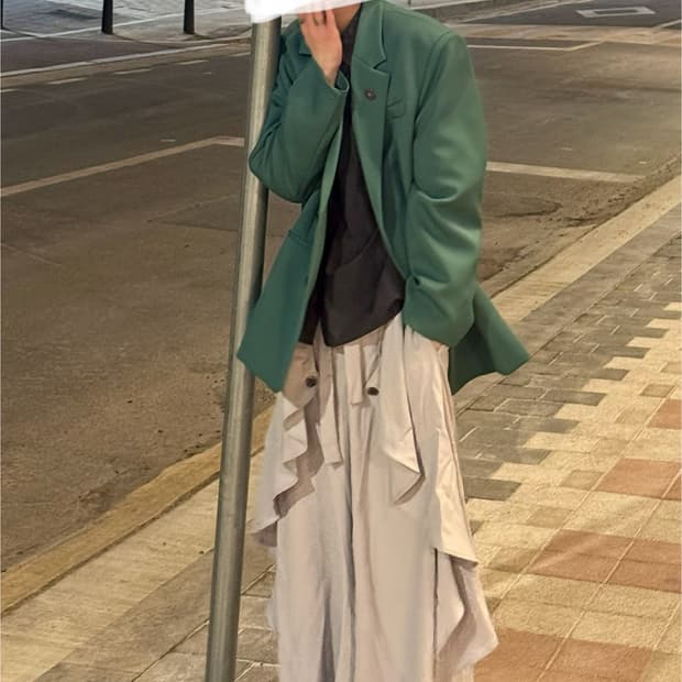 더아이덴티티 프로젝트 민트 블레이저