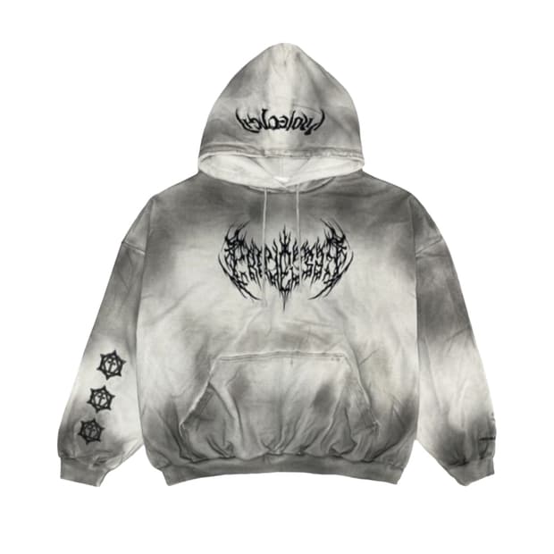 [1] 프로젝트 G/R 메탈릭 로고 후드 아이보리