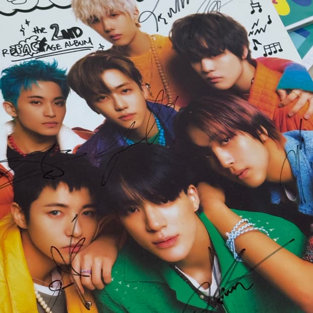 엔시티드림 친필 싸인 앨범