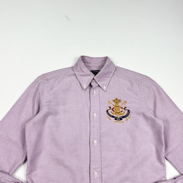 폴로 랄프로렌 RL 자수 로고 핑크 셔츠 (S 여성추천)