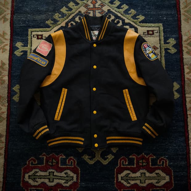 Vintage My boy by ssk teddy wool varsity