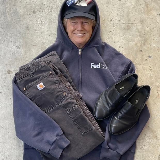 80s USA Flag Trucker Cap