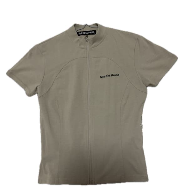 미스치프 모크넥집업 반팔집업 MSCHF MOCK NECK ZIPUP