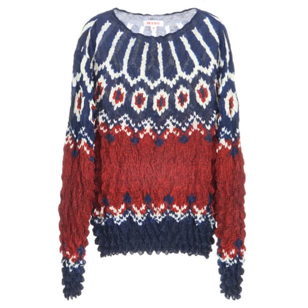 Masu 마수 팝콘 노르딕 스웨터 48