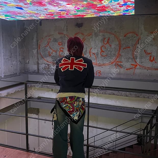 더뮤지엄비지터 패치워크 자켓 m사이즈