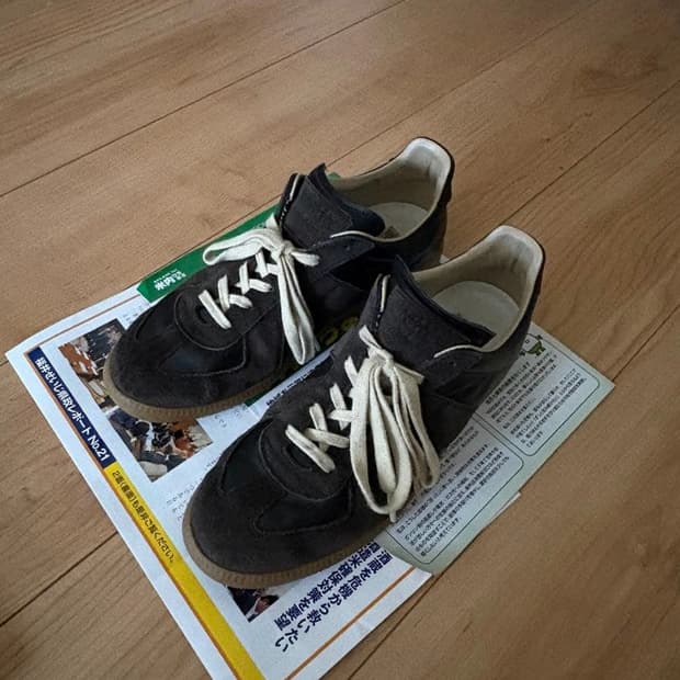 메종 마르지엘라 레플리카 저먼 트레이너 스니커즈