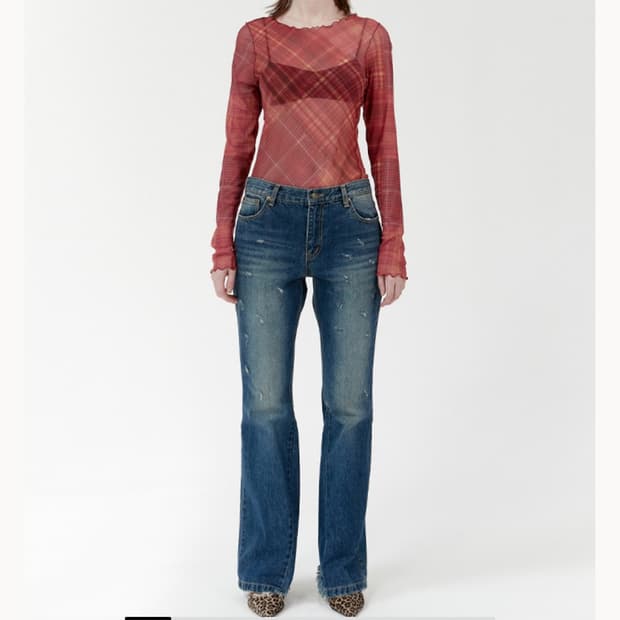 gyeong 부츠컷 데님 팬츠