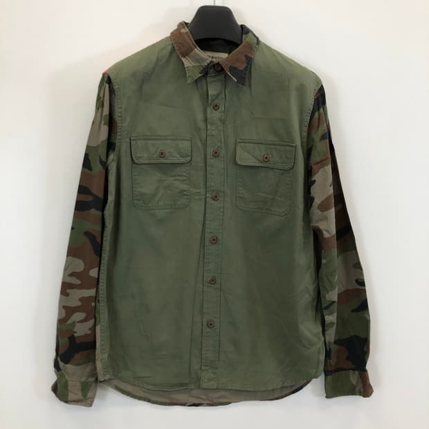 폴로 데님앤서플라이 성조기 카모 워크셔츠 L