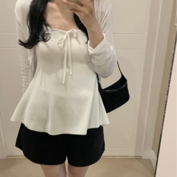 새상품) 라플리에 로즈 탑 rose top