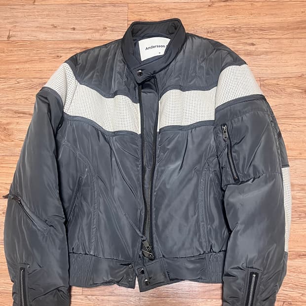 앤더슨벨 브라이언 바이커 패디드 자켓 M