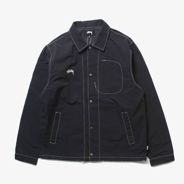  STUSSY "Grey Stitch Jacket"