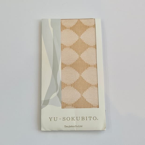 YU-SOKUBITO 베이지 130데니아 패턴 팬티스타킹