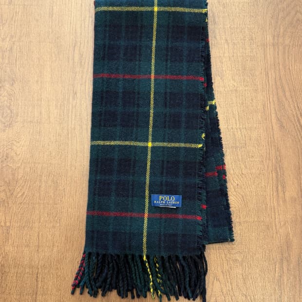 Polo ralph lauren 폴로 랄프로렌 타탄체크 머플러