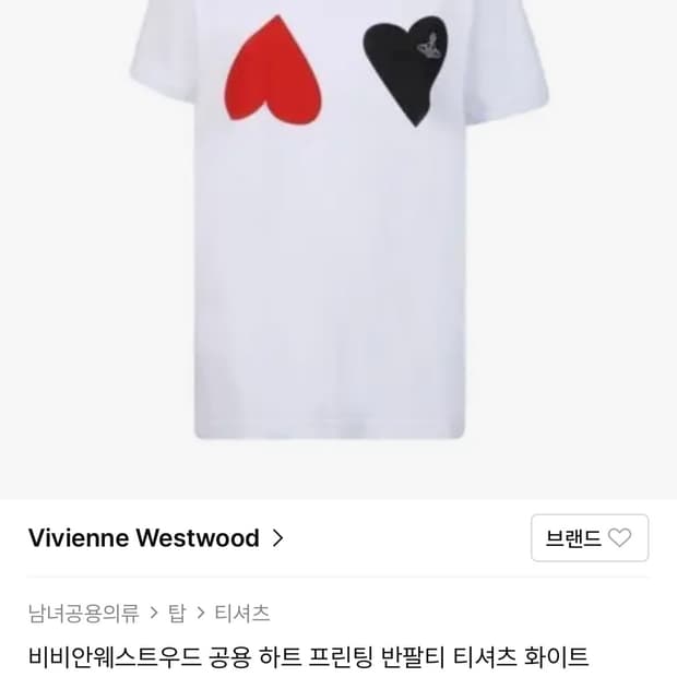 비비안웨스트우드 반팔