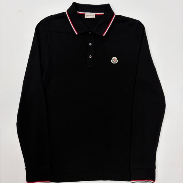 몽클레어 긴팔카라 티셔츠