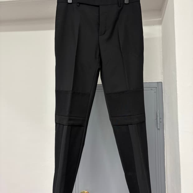 Balenciaga 블랙 슬랙스 팬츠