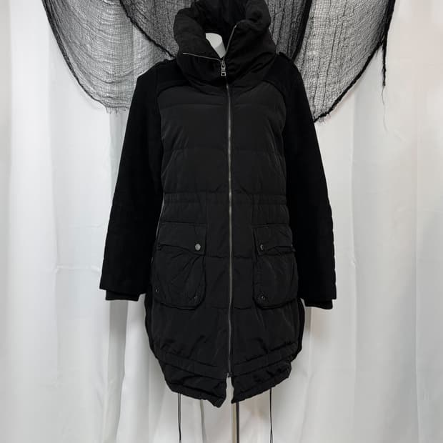 high neck long padding