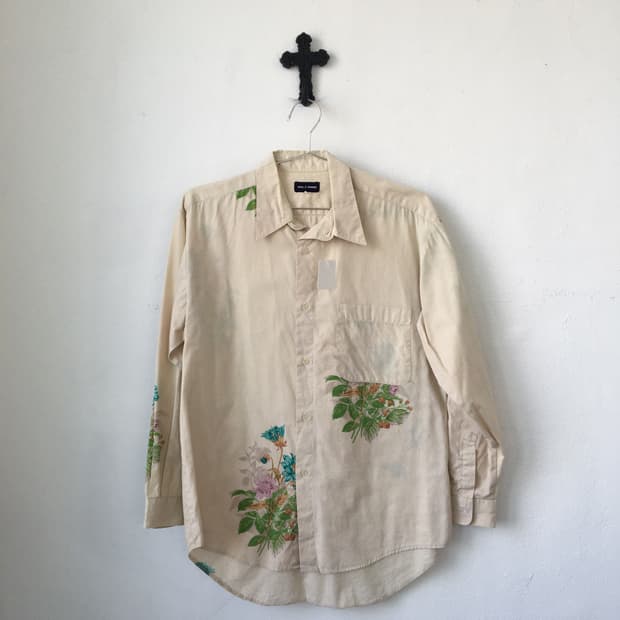 Oriental printing shirt