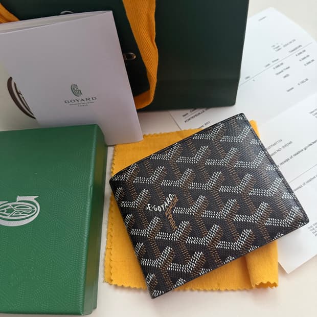 고야드 빅투아르 반지갑 블랙 급처