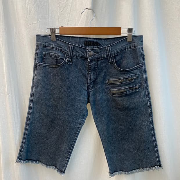 스트레치 데님 숏츠(30)