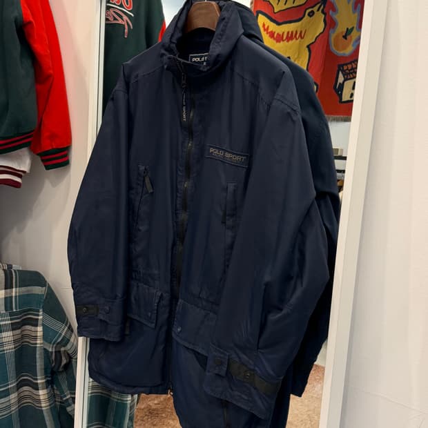 90-00s Polo Sport 폴로 스포츠 나일론 플리스 마운틴 자켓