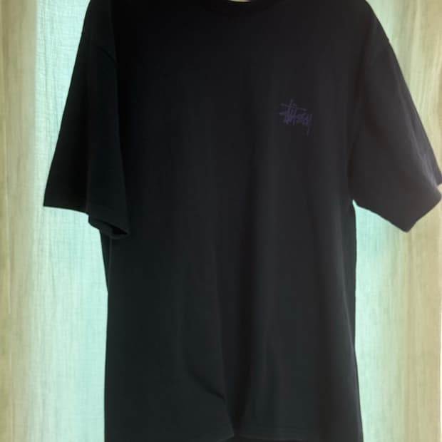 스투시 엑스레이 피쉬 반팔 티셔츠 25SS 네이비 L size