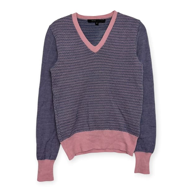 마크제이콥스 브이넥 니트 티셔츠