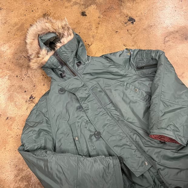 [정품/L] 90s 복각 n3b made in USA 패딩 b15