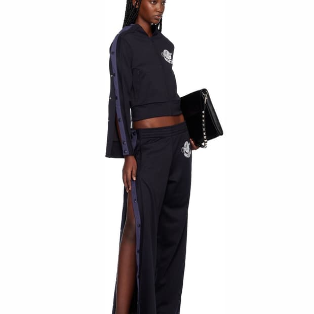 [S,M]바퀘라 스냅 트랙 팬츠/블랙