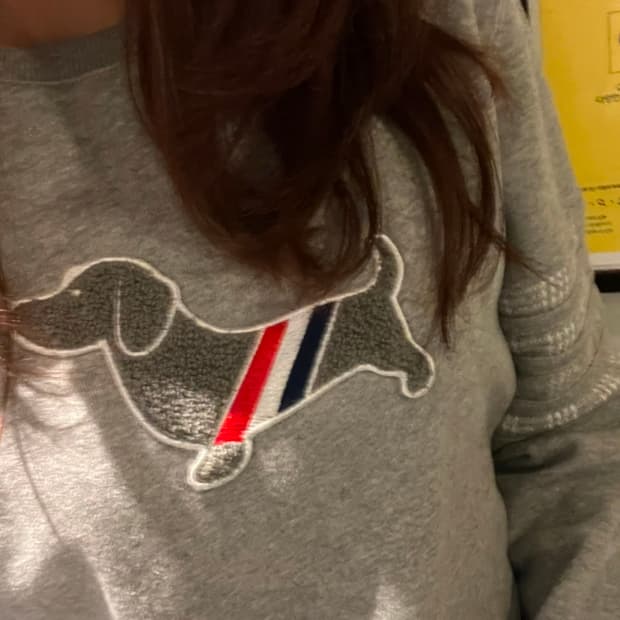 톰브라운 강아지 여성 맨투맨