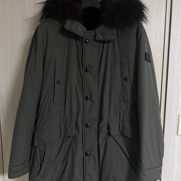 프랑코페라로 토끼털내피 야상 점퍼 100사이즈