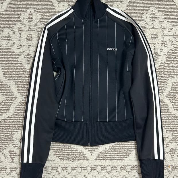 아디다스 스트라이프 슬림핏 져지 