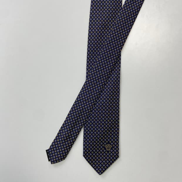 Versace 베르사체 정품 명품 심플로고 넥타이 7.7cm