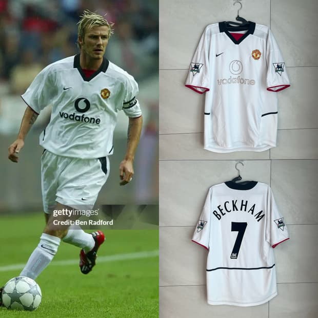 나이키 02-03 맨체스터유나이티드 유니폼 져지 원정 데이비드 베컴 7