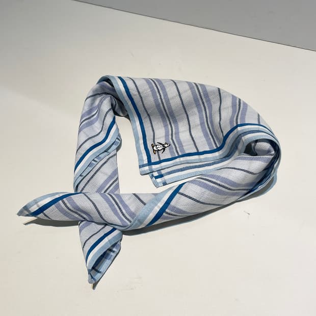 먼싱웨어 00s 재팬 자수 로고 쁘띠 손수건 A1449