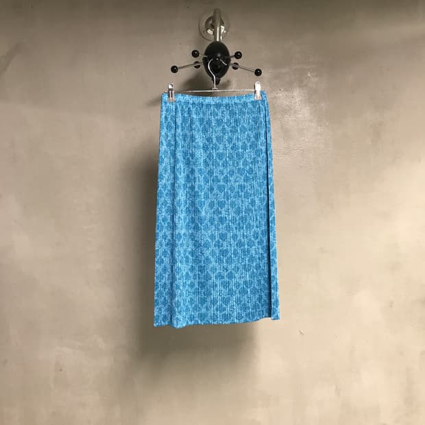 이세이 미야케 플리츠 플리즈 스커트 블루 3(W)