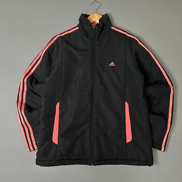 아디다스 로고 누빔 경량 점퍼 바람막이 검핑 100 [013106]