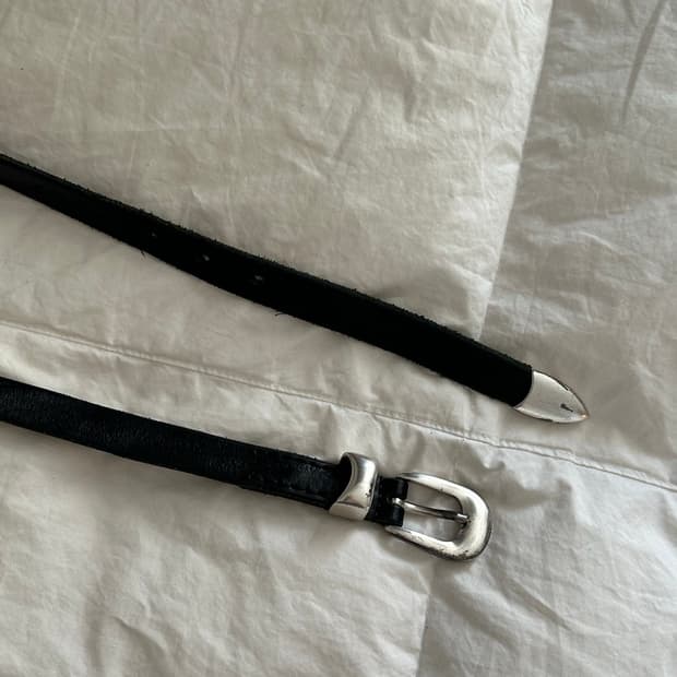 아워레가시 2cm 벨트 블랙 80