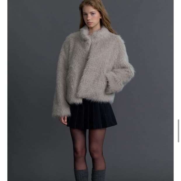 [새상품] 포레스트 레오 울 퍼자켓 그레이