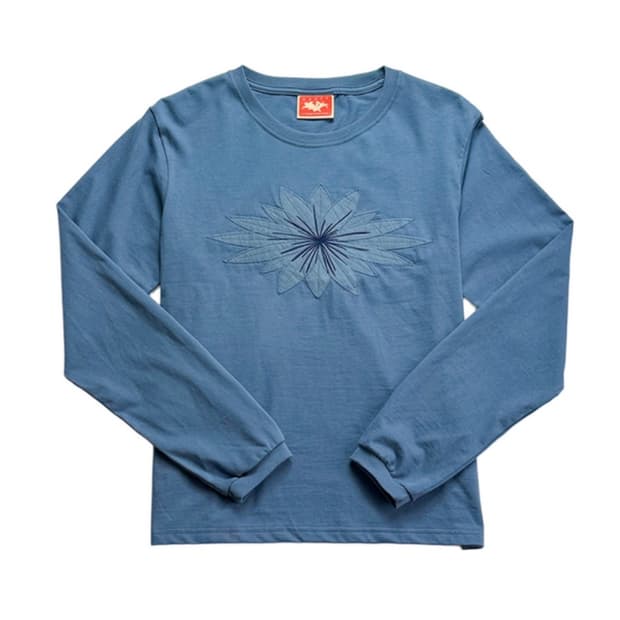 Flower Collector Long Sleeve Sky Blue